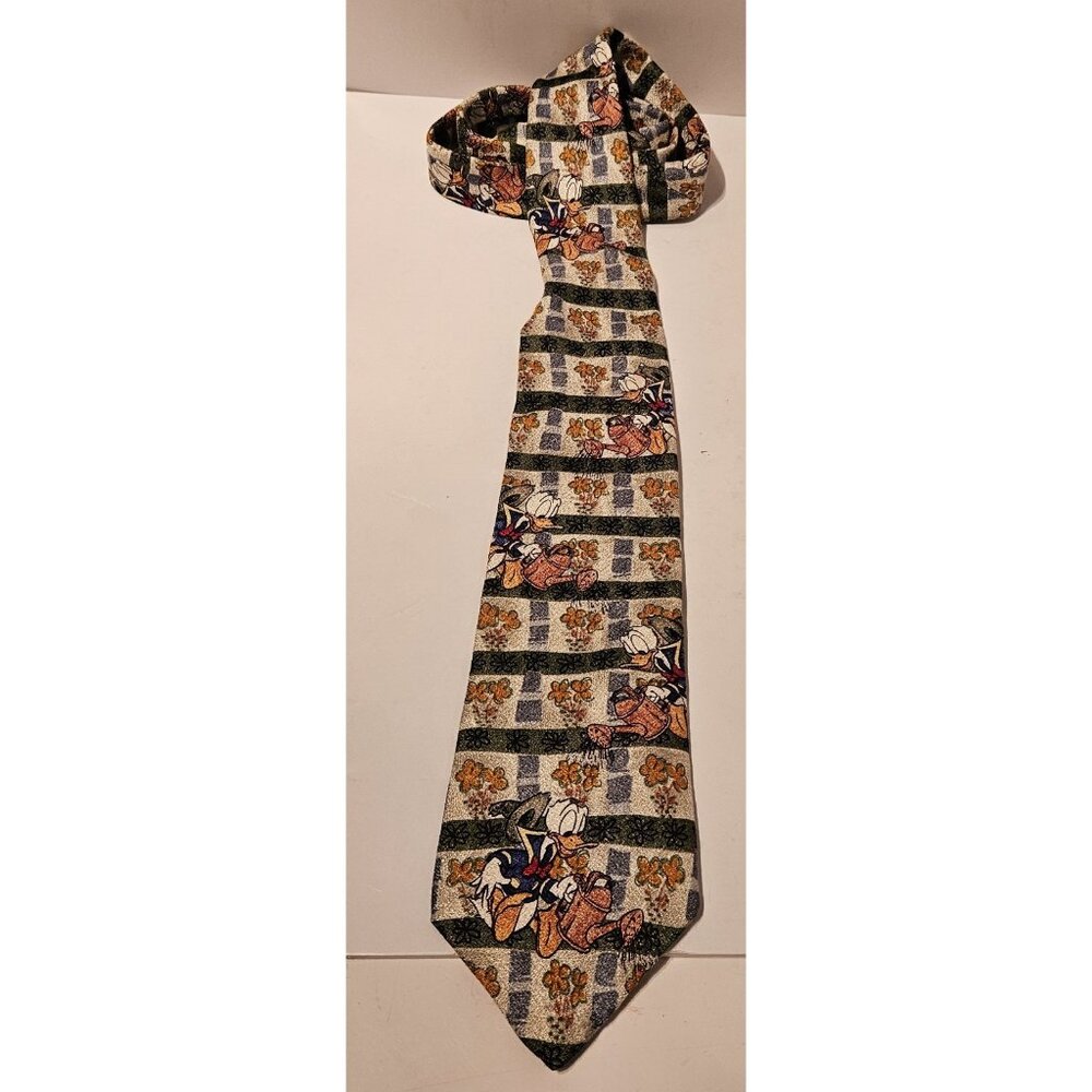 Donald Duck Tie Disney Tie Rack Made In Italy Vintage